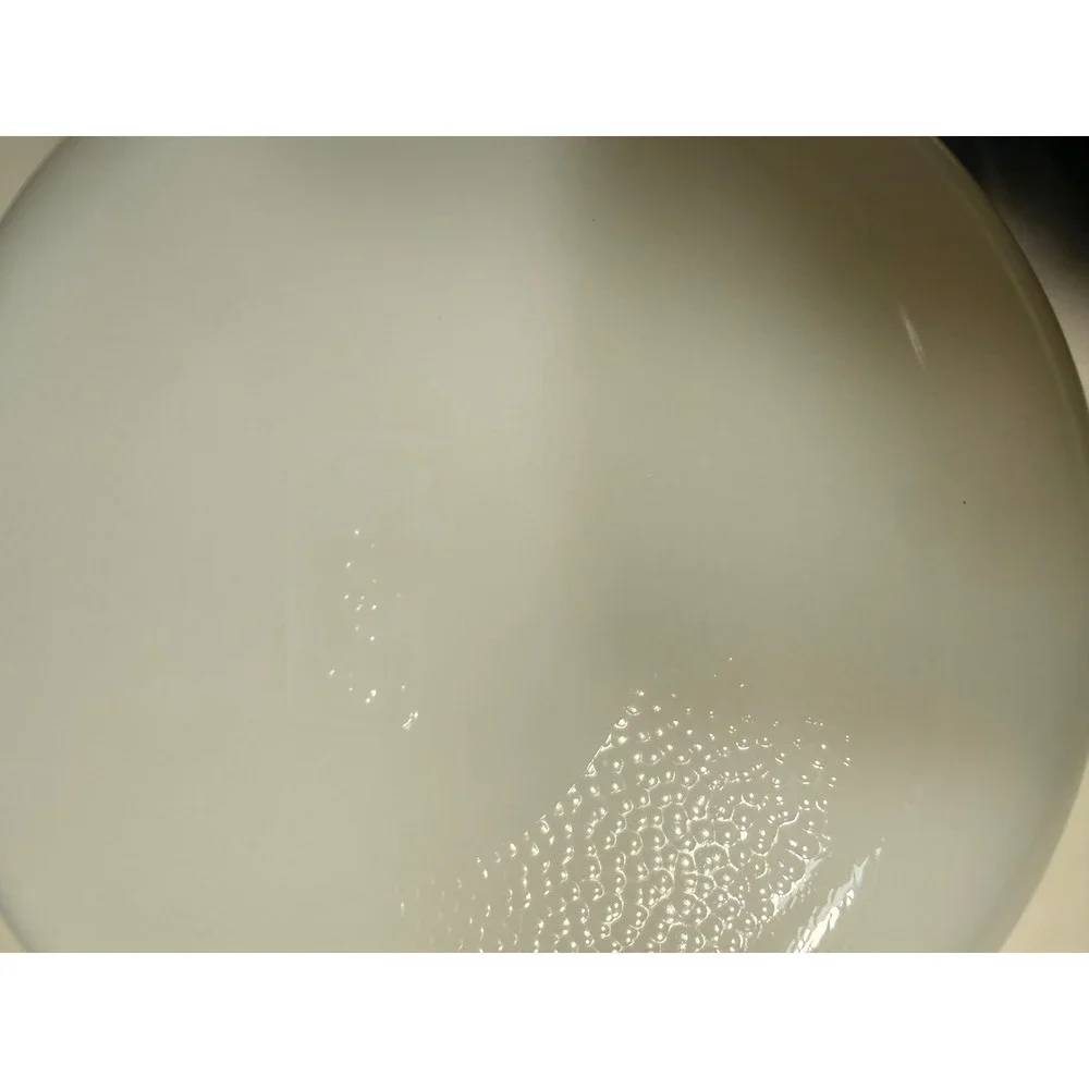 vintage Glasbake milk glass casserole dish a turquoise blue fruit and vegetable